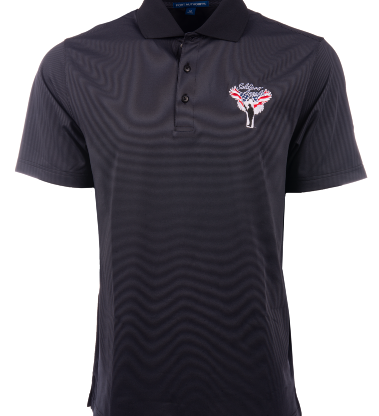 Fine Stripe Performance Polo - Men's
