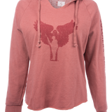 Soldiers' Angels Women's Raw Edge Hoodie