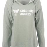 Soldiers' Angels Women's Raw Edge Hoodie